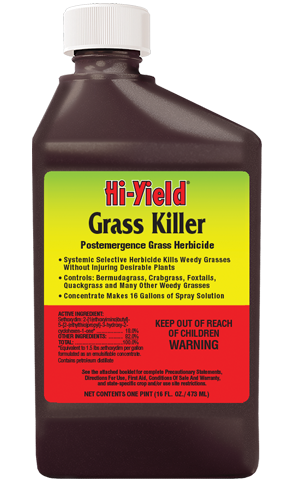 hi-yield grass killer post-emergent herbicide Hi-Yield Grass Killer