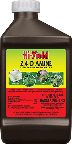 a selective herbicide Hi-Yield 2, 4-D AMINE A SELECTIVE WEED KILLER - Huntsville, AL - Elkmont, AL