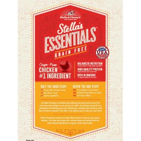 Stella & Chewy's Stella's Essentials Grain-Free Wide Open Prairie Recipe with Cage-Free Chicken Dry Dog Food